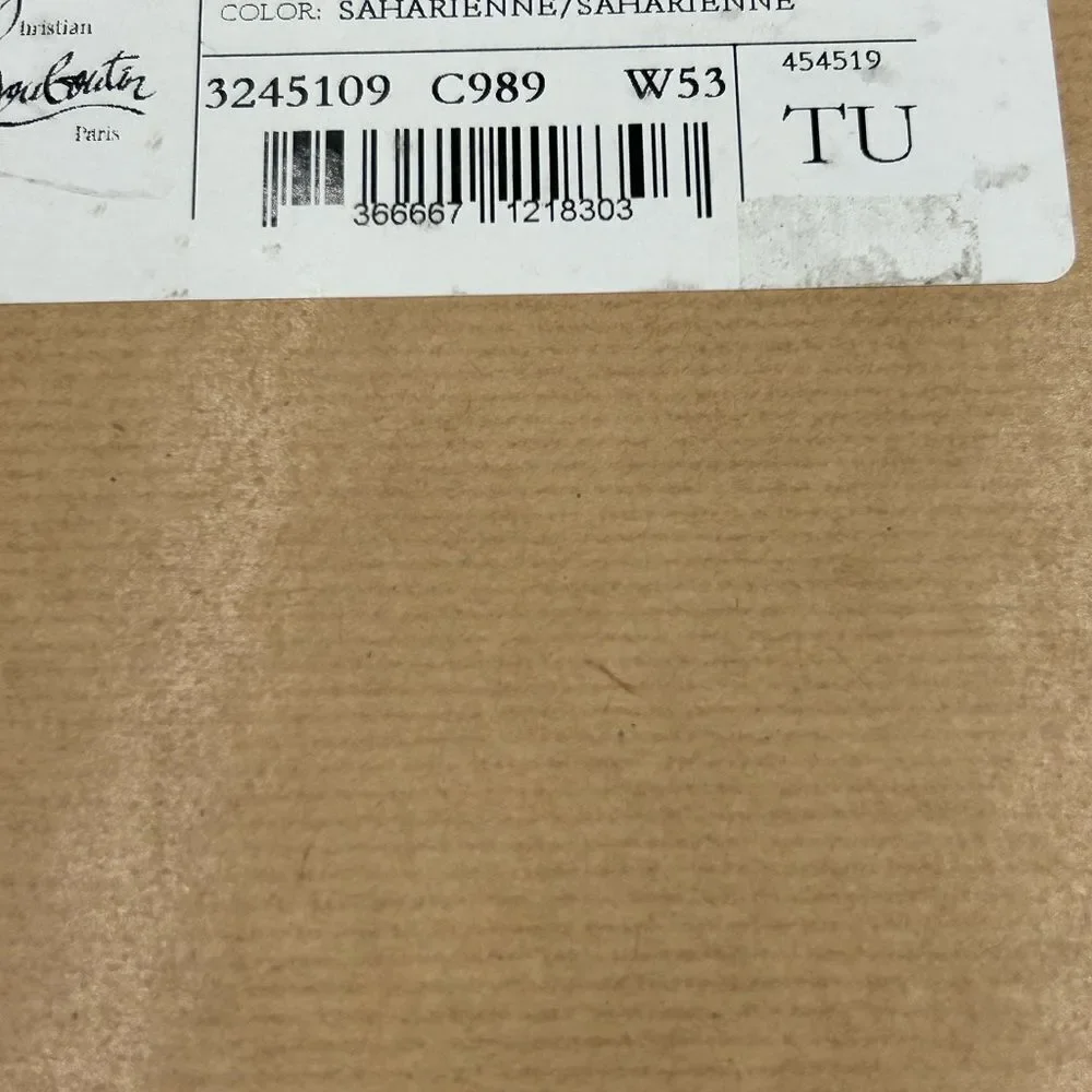 Men's Christian Louboutin calf leather wallet made in Italy NWT